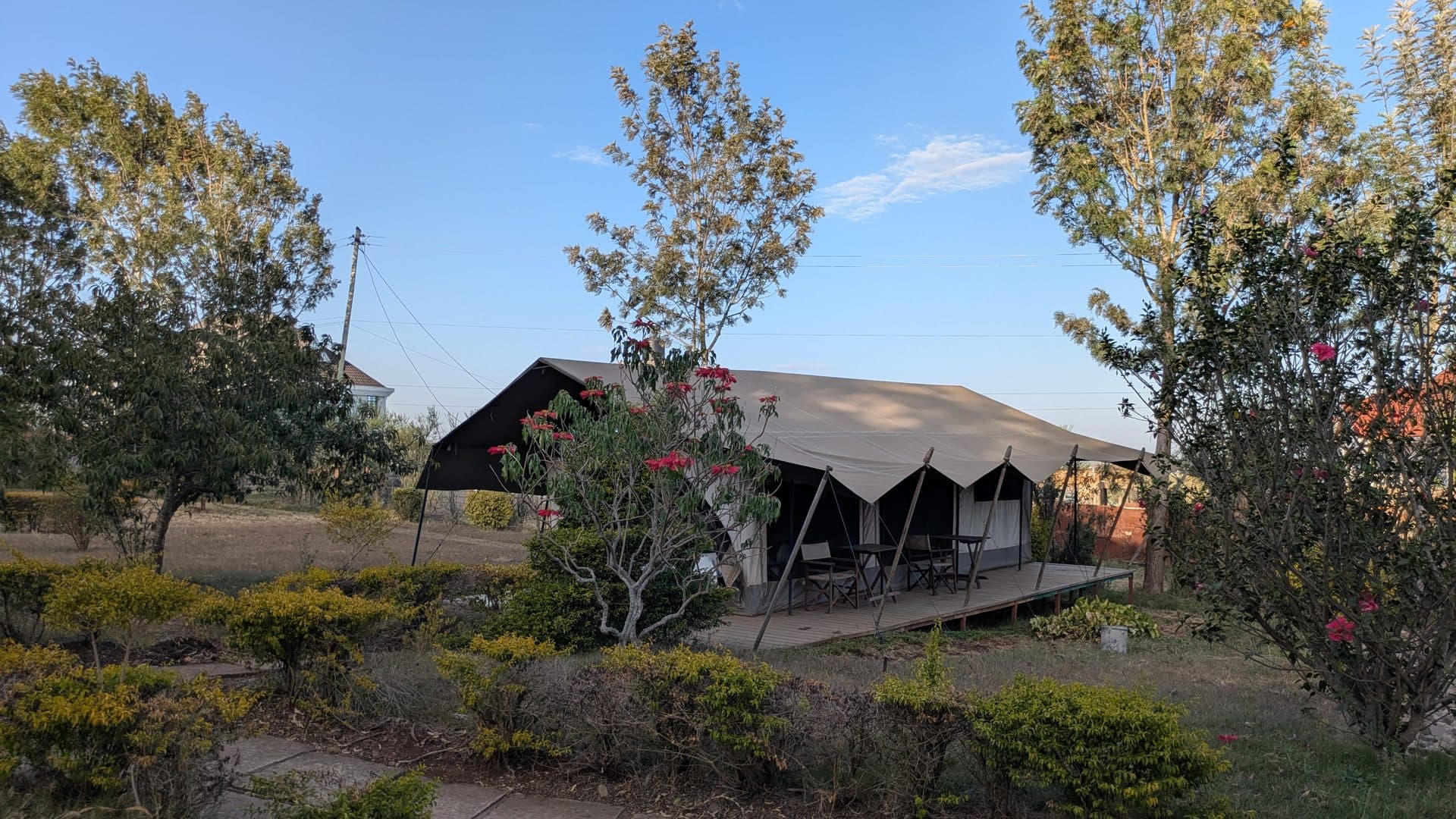 Dusk light over Chemi Chemi’s highland camp